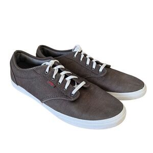Vans Shoes Lace-Up Charcoal-y Gray Color Women’s Sz 10